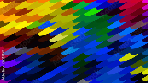 Abstract Colorful Geometric Shapes Background