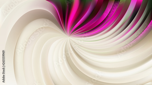 Abstract Pink and Beige Swirl Background Illustration