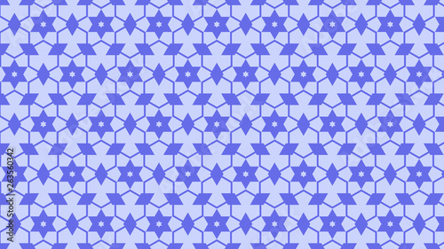 Violet Seamless Star Background Pattern Image