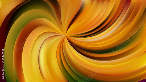 Abstract Orange Swirl Background