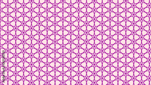 Lilac Star Pattern Background Illustration