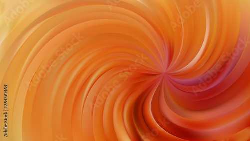 Abstract Orange Swirl Background