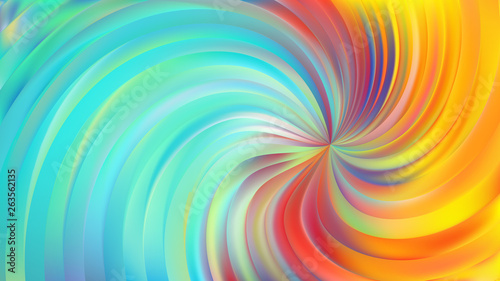 Abstract Colorful Swirl Background
