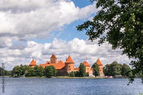 Trakai Island Castle - a popular tourist destination in Lithuania.