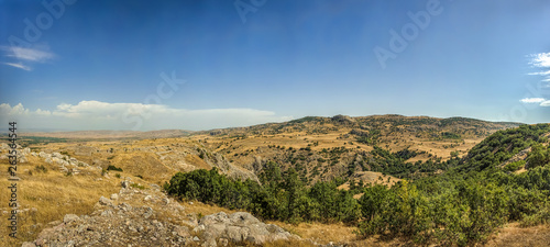 Panoramic View of Hattusa  the capital of the Hittite Empire  Bogazkale  Turkey