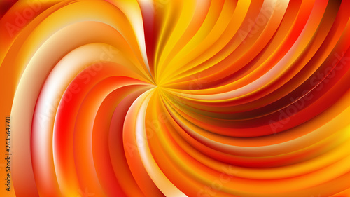 Abstract Red and Yellow Swirl Background