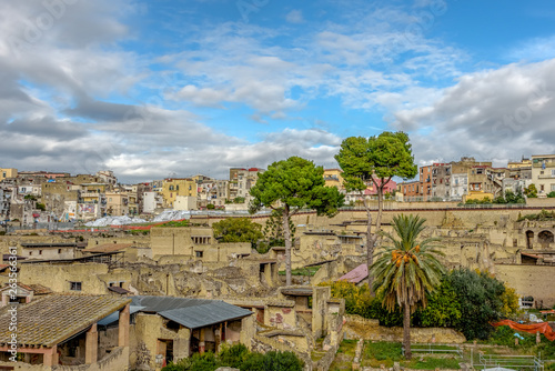 Herculaneum Roman ruins, Gulf of Naples, Ercolano, Campania, Italy