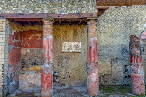 Herculaneum Roman ruins, Gulf of Naples, Ercolano, Campania, Italy