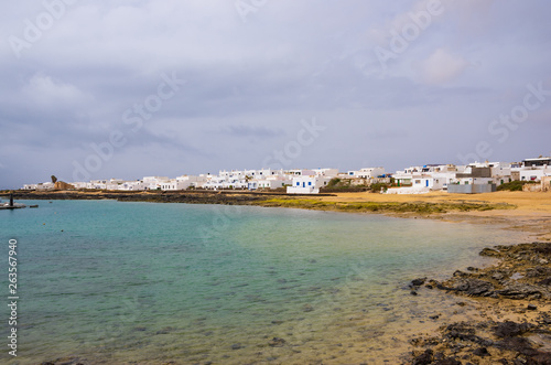 Seaport of Caleta de Sebo in La Graciosa island © GaiBru Photo