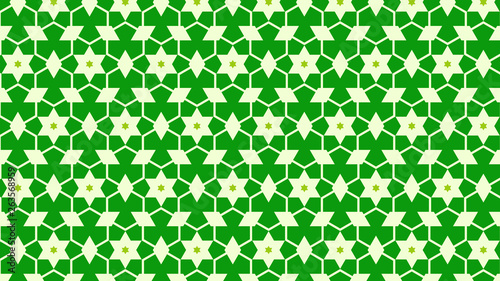 Green Stars Pattern