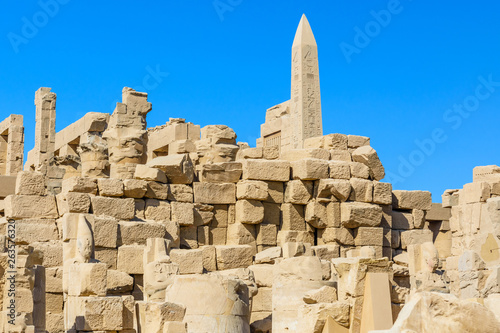 Ruins of the ancient Karnak temple. Luxor, Egypt