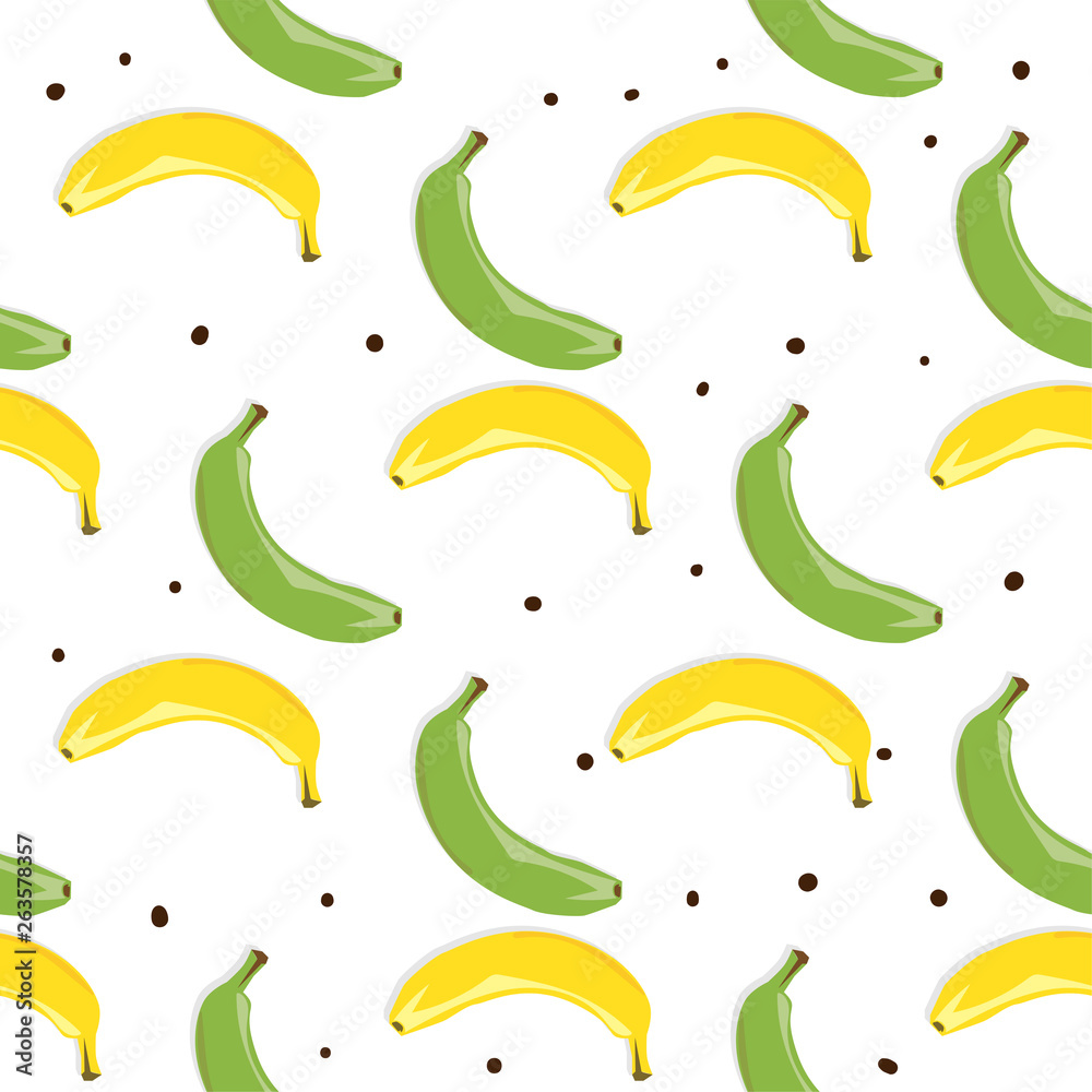 fruit pattern background graphic banana