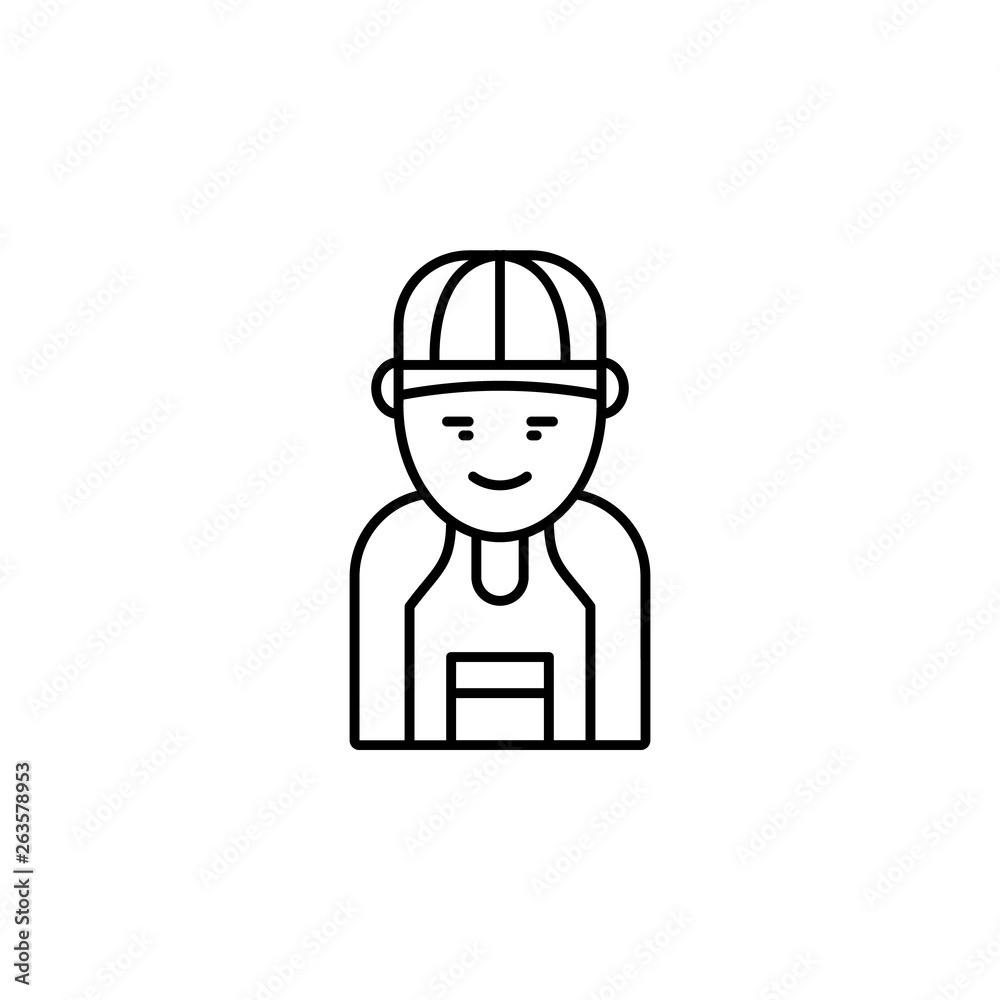 plumber icon. Element of plumbering icon. Thin line icon for website design and development, app development. Premium icon plumber icon. Element of plumbering icon. Thin line icon for website design and development, app development. Premium icon