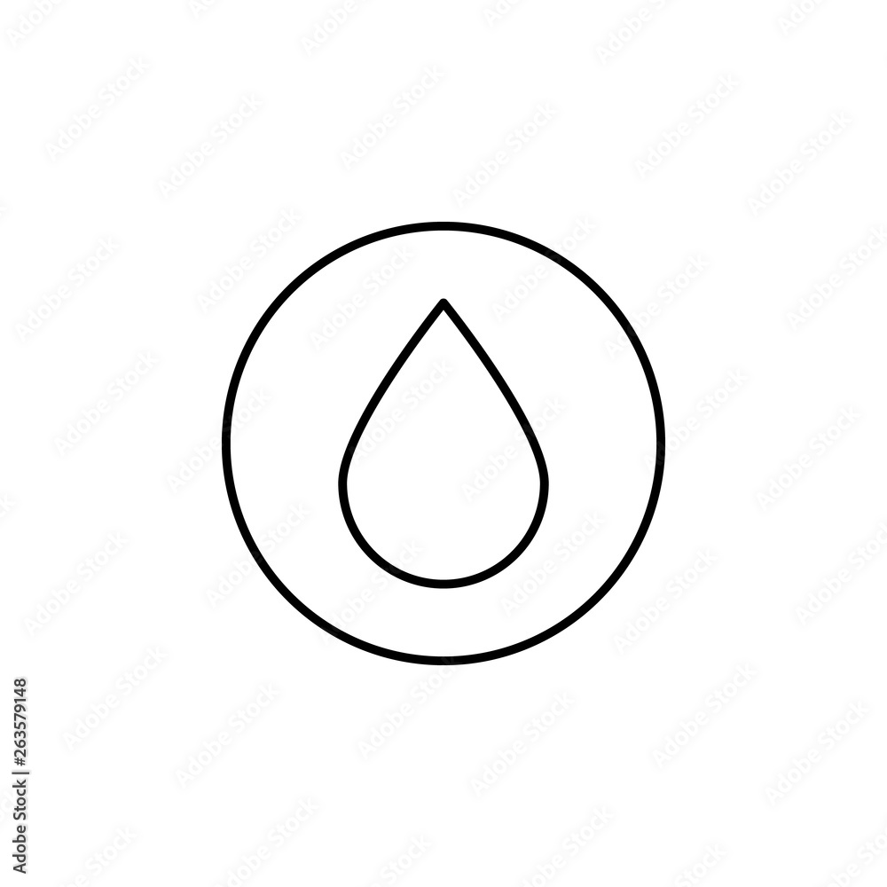 moisture sign icon. Element of plumbering icon. Thin line icon for website design and development, app development. Premium icon moisture sign icon. Element of plumbering icon. Thin line icon for website design and development, app development. Premium icon