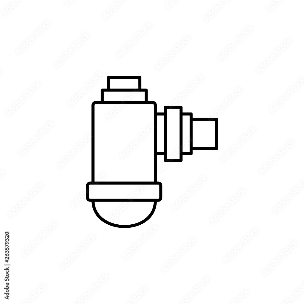 siphon icon. Element of plumbering icon. Thin line icon for website design and development, app development. Premium icon siphon icon. Element of plumbering icon. Thin line icon for website design and development, app development. Premium icon