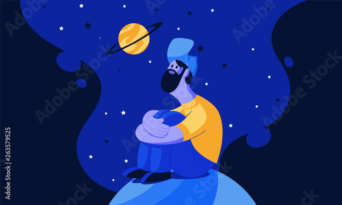 MIRANDO A SATURNO