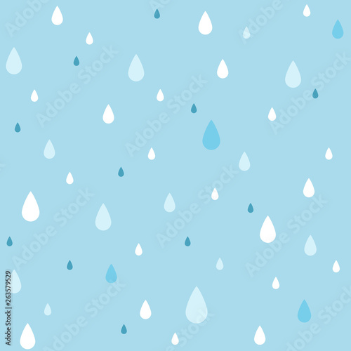 Rain drops pattern