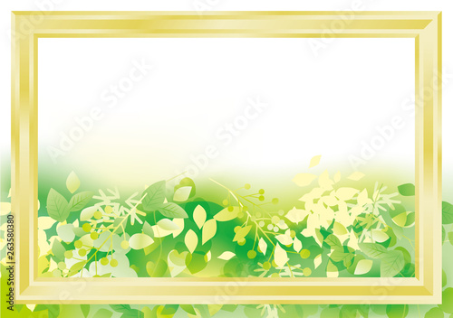額縁の中の緑