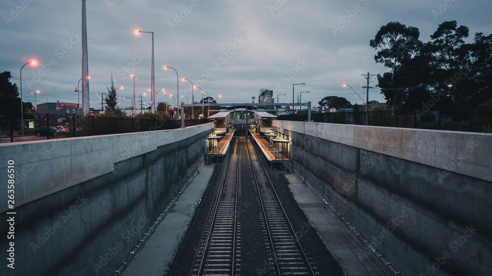 Fototapeta premium Railway tracks