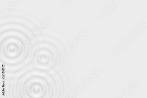 Abstract soft background  texture of white water ring or white liquid surface