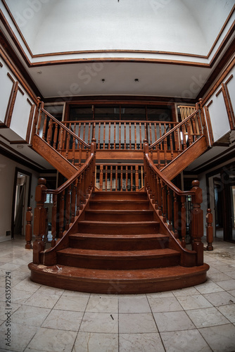 abandoned mansion stairs 