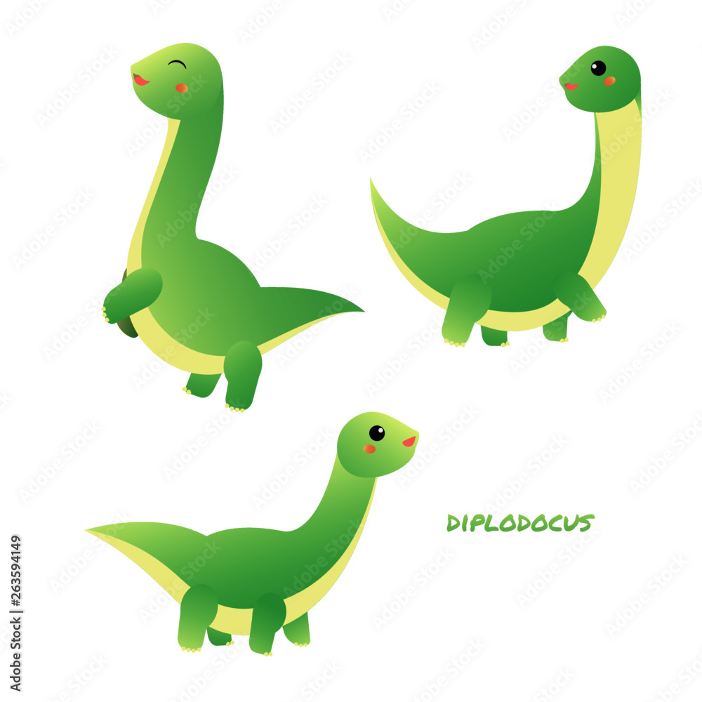 Obraz premium diplodocus giant plant eaters