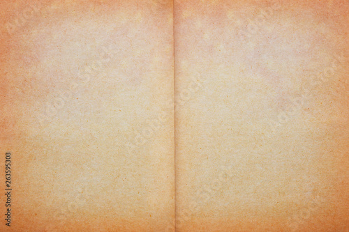 Empty old vintage page paper texture background.