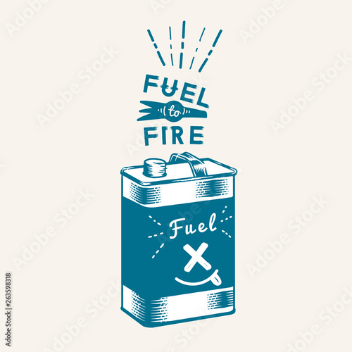 Camping fuel badge