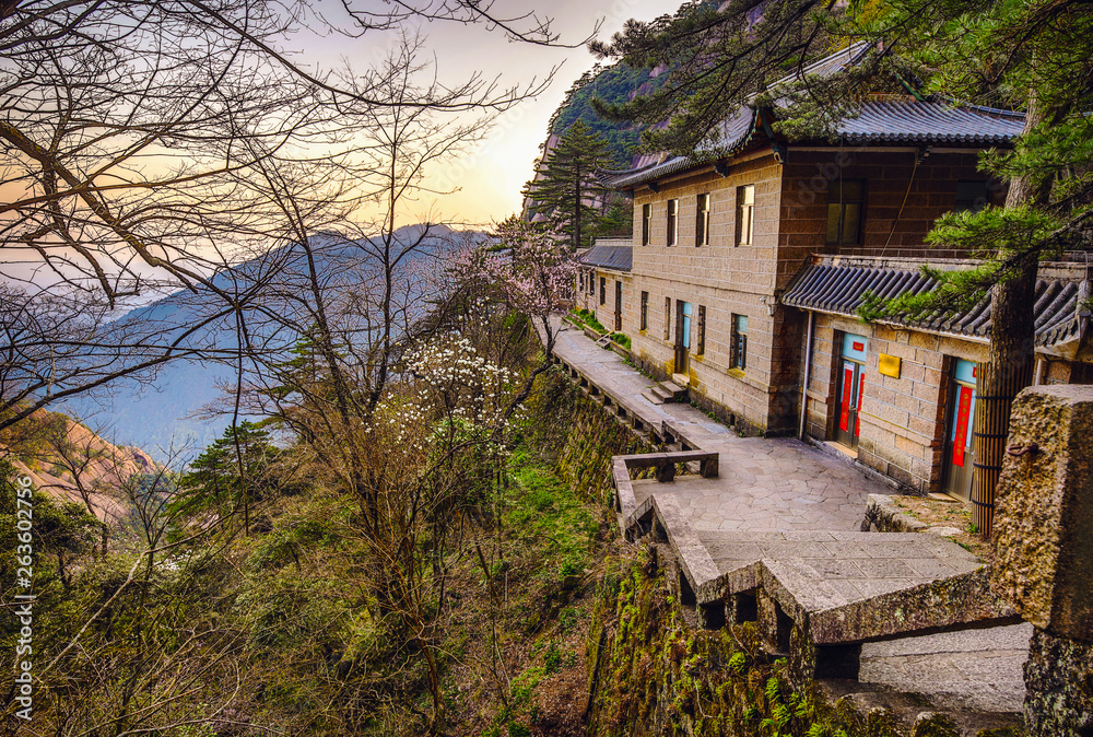 Fototapeta premium Yellow Mountains Huangshan, Anhui Province in China.