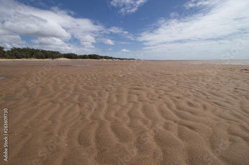 sand texture on the Alva beach I australia 