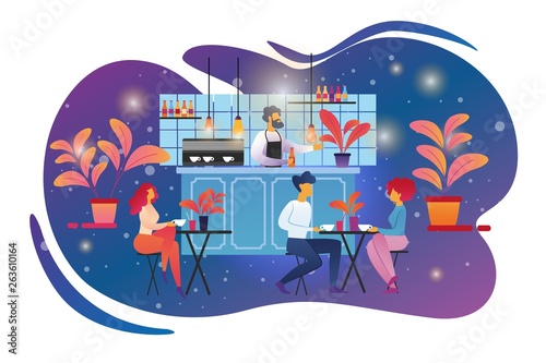 People Visiting Cafe and Drinking Beverages in Bar