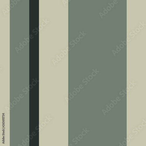 Three-coloured vertical stripes consisting of the colours olive green, light grey, black. multicolor background pattern can be used for fabric textiles, postcards, websites or wallpaper.