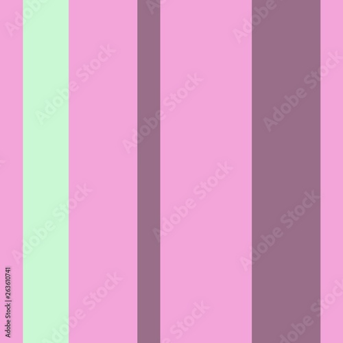 Three-coloured vertical stripes consisting of the colours pink, mauve, light green. multicolor background pattern can be used for fabric textiles, postcards, websites or wallpaper.