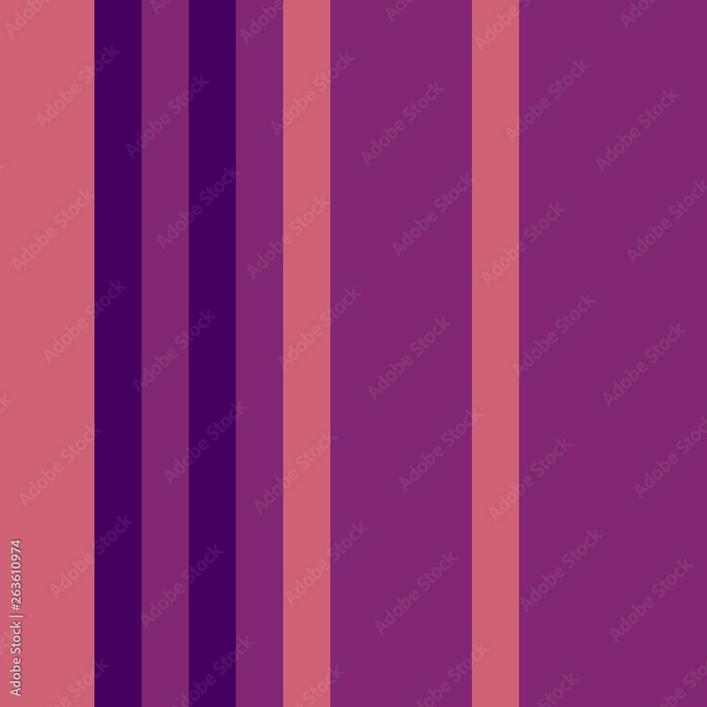 Three-coloured vertical stripes consisting of the colours purple, pink, violet. multicolor background pattern can be used for fabric textiles, postcards, websites or wallpaper.