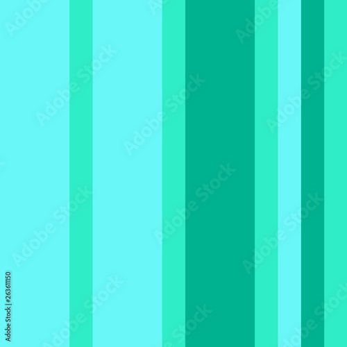 Three-coloured vertical stripes consisting of the colours turquoise, green. multicolor background pattern can be used for fabric textiles, postcards, websites or wallpaper.