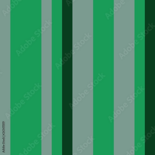 Three-coloured vertical stripes consisting of the colours green, olive green, dark green. multicolor background pattern can be used for fabric textiles, postcards, websites or wallpaper.