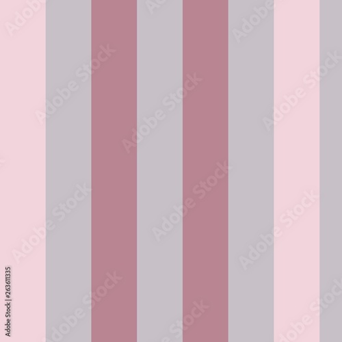 Three-coloured vertical stripes consisting of the colours light grey, light pink, mauve. multicolor background pattern can be used for fabric textiles, postcards, websites or wallpaper.