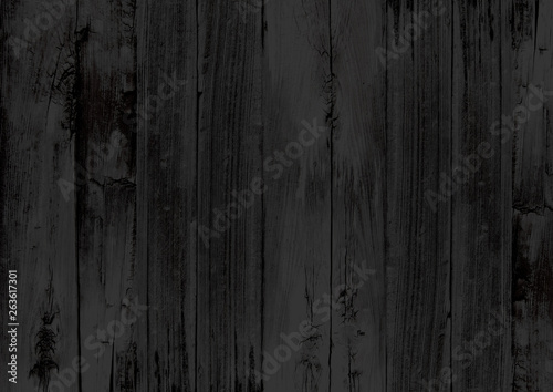 The black wood texture backdrop wall background