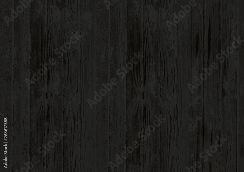 Black wood texture backdrop background with woodgrain pattern