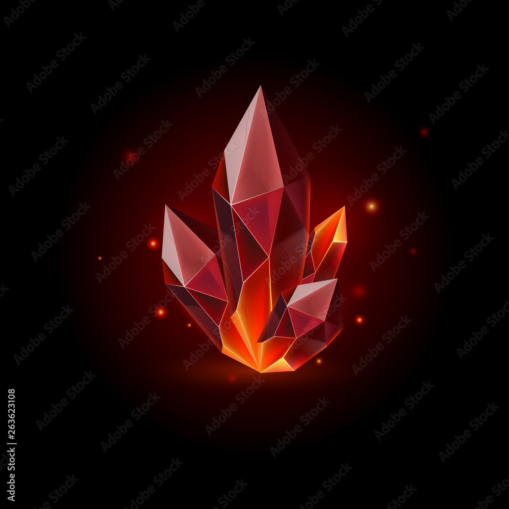Red Crystal Wallpapers Top Free Red Crystal Backgrounds WallpaperAccess