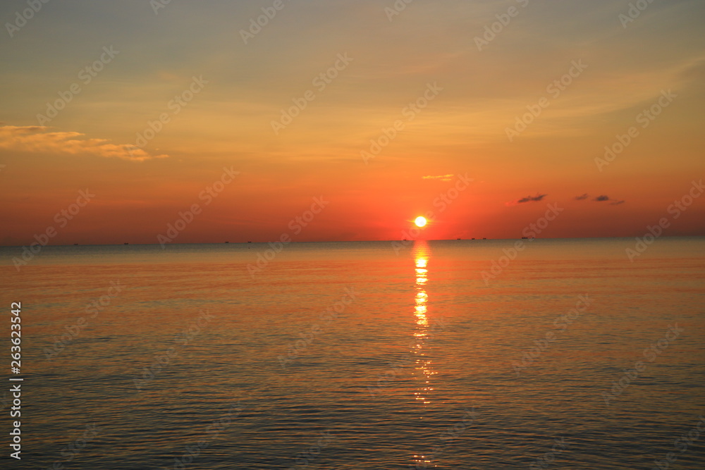 beautiful sunrise on the sea beautiful sunrise on the sea