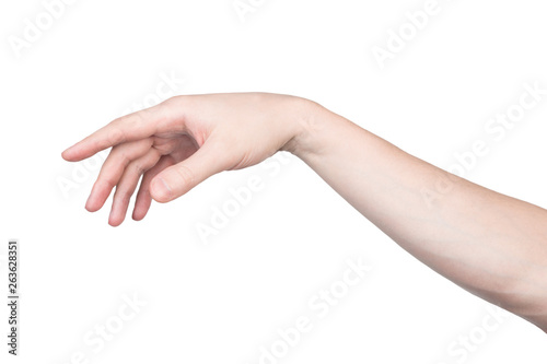 Male hand gesture