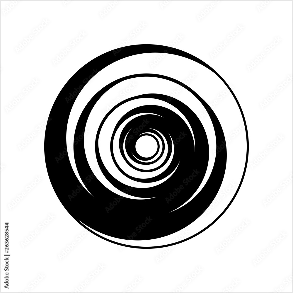Geometric Concentric Shape Line Art Drawing Geometric Concentric Shape Line Art Drawing