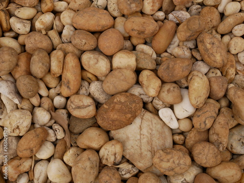 brown pebbles stone background