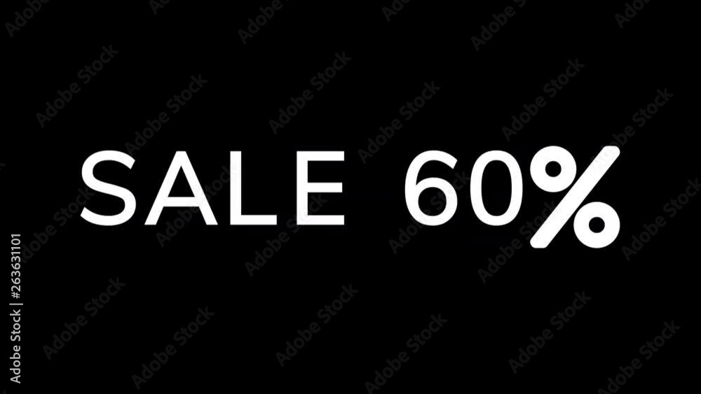 From the Glitch effect arises SALE 60%. Then the TV turns off. Alpha channel Premultiplied - Matted with color black From the Glitch effect arises SALE 60%. Then the TV turns off. Alpha channel Premultiplied - Matted with color black