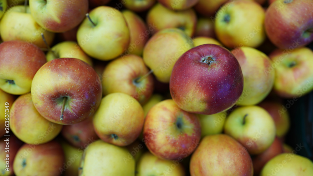 apples full frame . Fresh apple texture in market. store background apples full frame . Fresh apple texture in market. store background