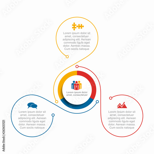 Infographic design template with place for your data. Vector illustration.