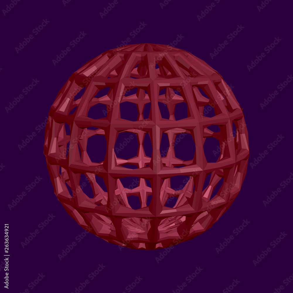 Abstract sphere wireframe. Vector illustration. Abstract sphere wireframe. Vector illustration.