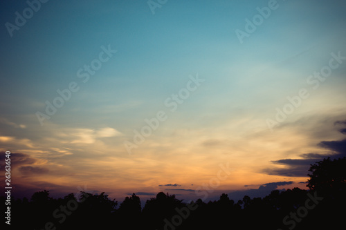 Sky cloud abstract background at sunset/sunrise,soft focus.