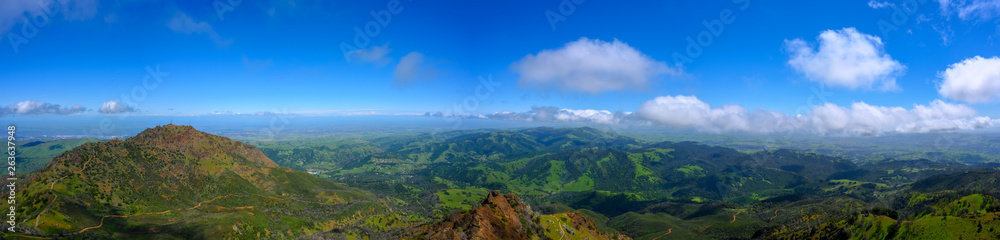 Panorama at Mt Diablo Panorama at Mt Diablo